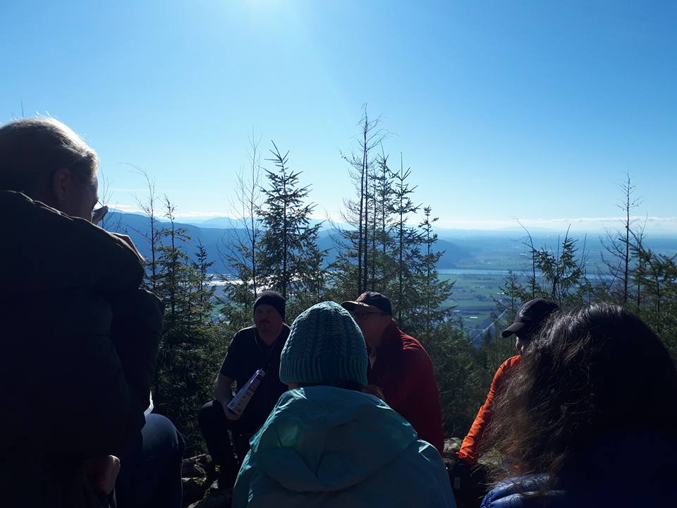 lunch break with Lower Mainland Hikers