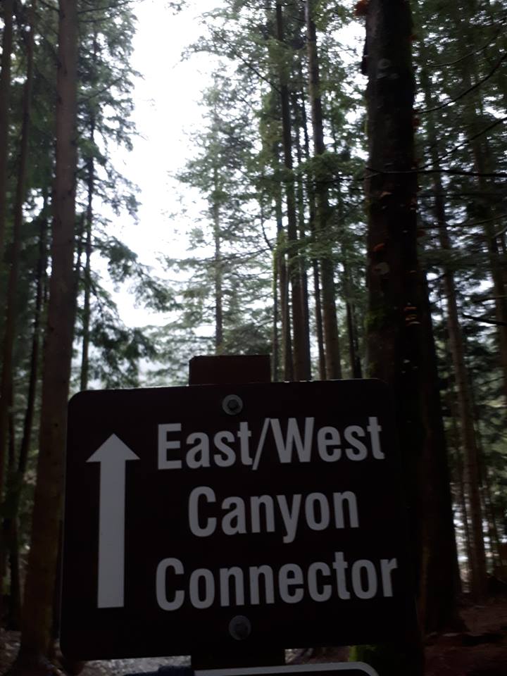 East/West Canyon Connector sign