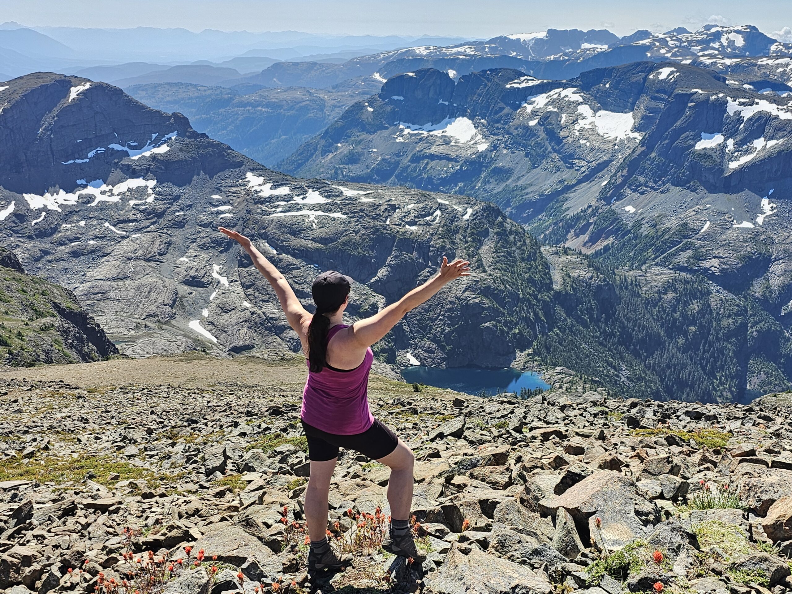 summit of Mt Albert Edward on Vancouver Island