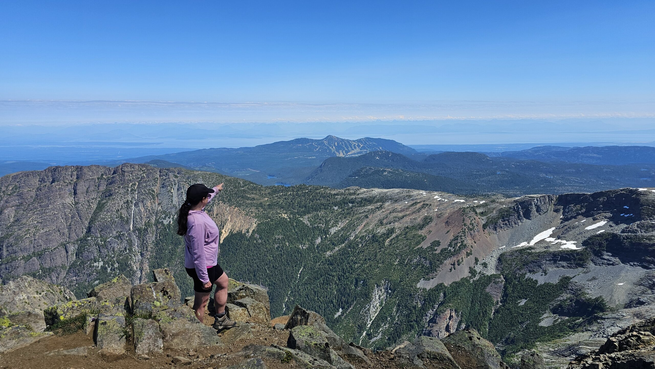 summit of Mt Albert Edward on Vancouver Island