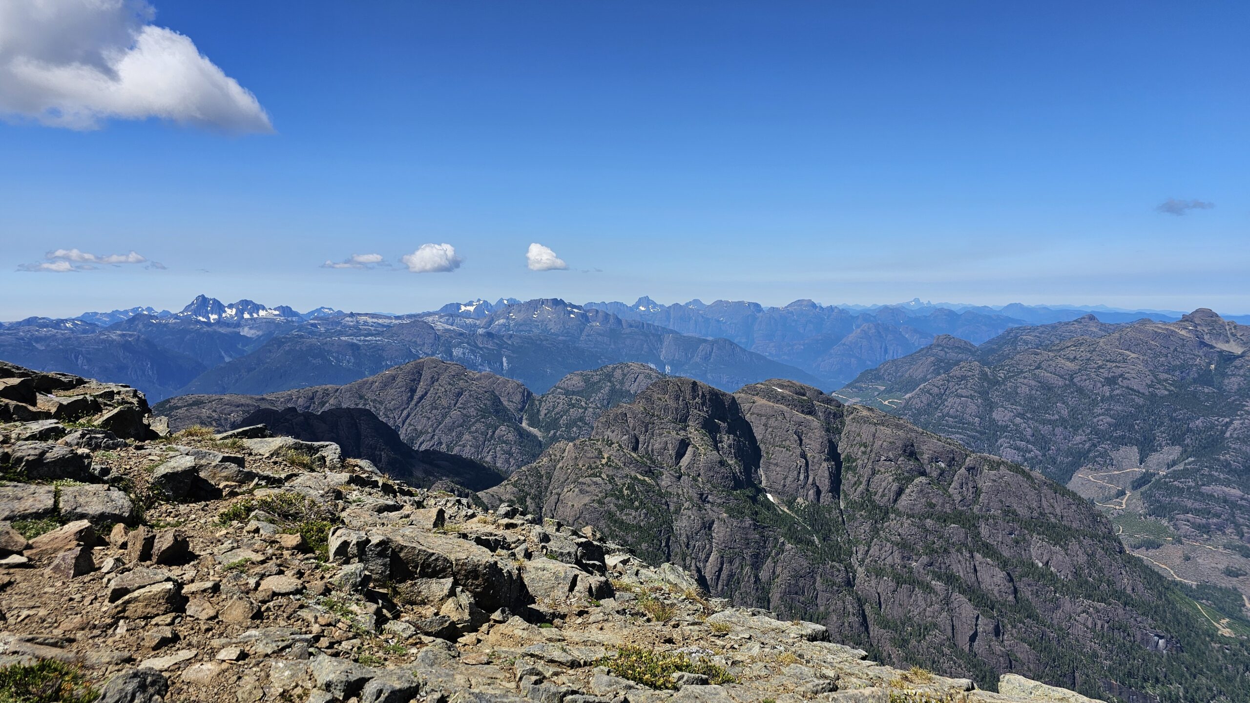 summit of Mt Albert Edward on Vancouver Island